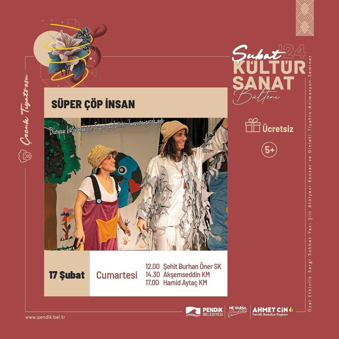 Pendik Kültür Sanat - Süper Çöp İnsan Çocuk Tiyatrosu